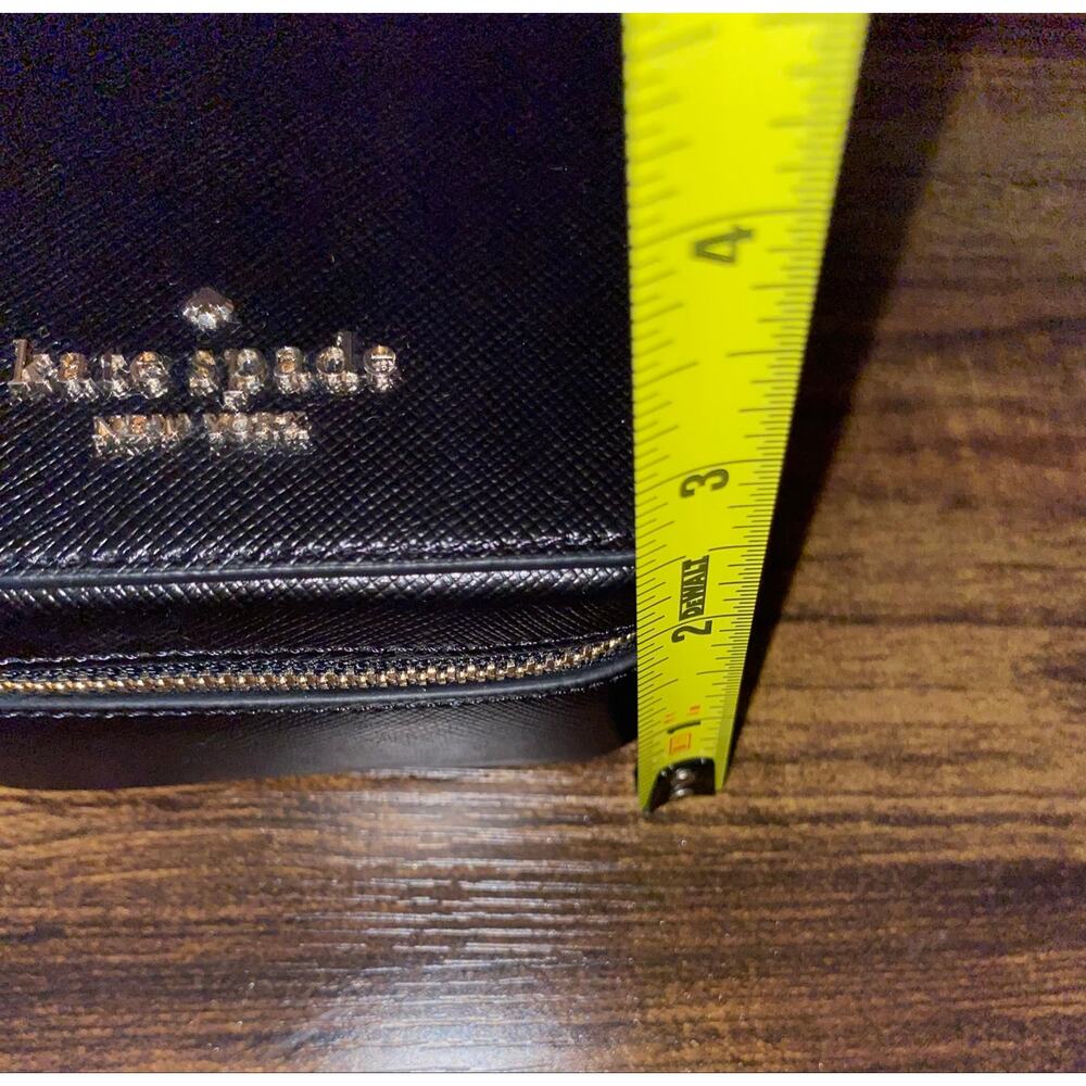 Kate Spade Staci Saffiano Leather Travel Jewelry Case Black K8066 NWT $139 - Picture 10 of 12